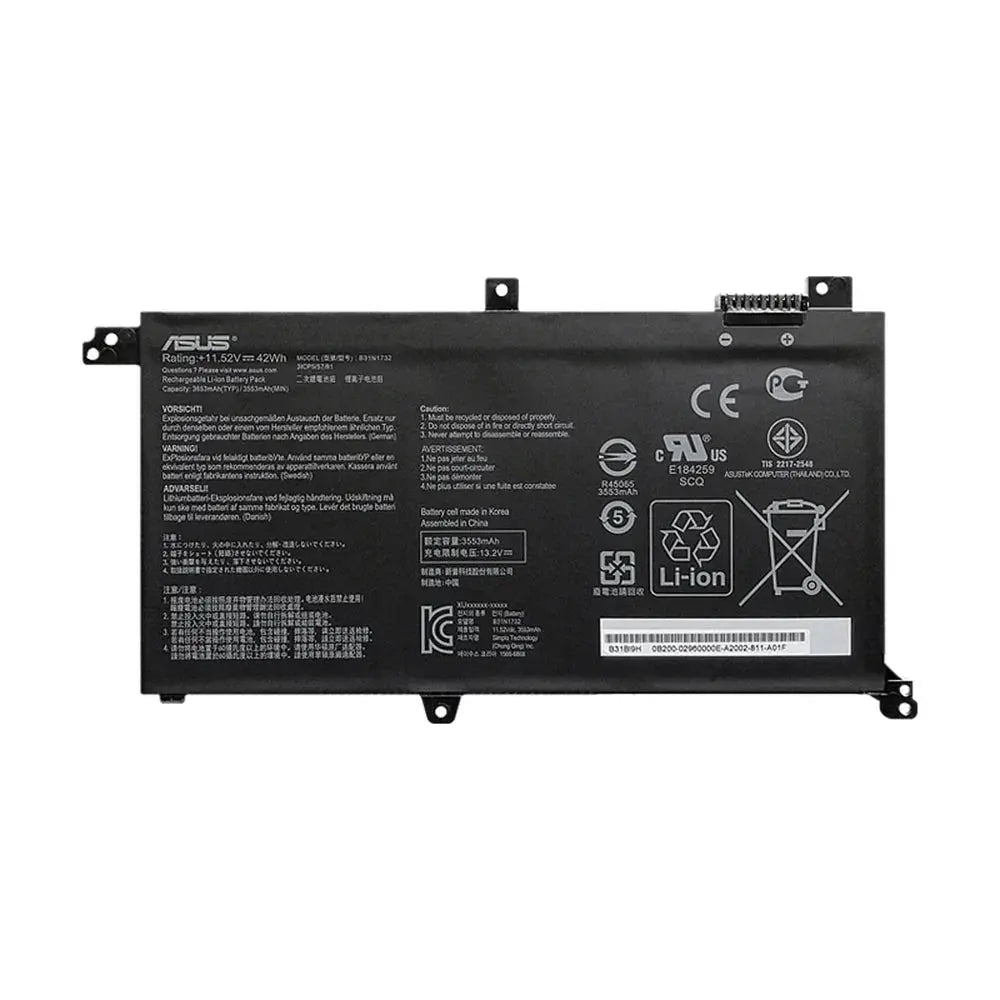 Genuine B31N1732 Asus VivoBook S14 S430FN-EB060T, 571GT-BQ619T Laptop Battery - eBuy UAE